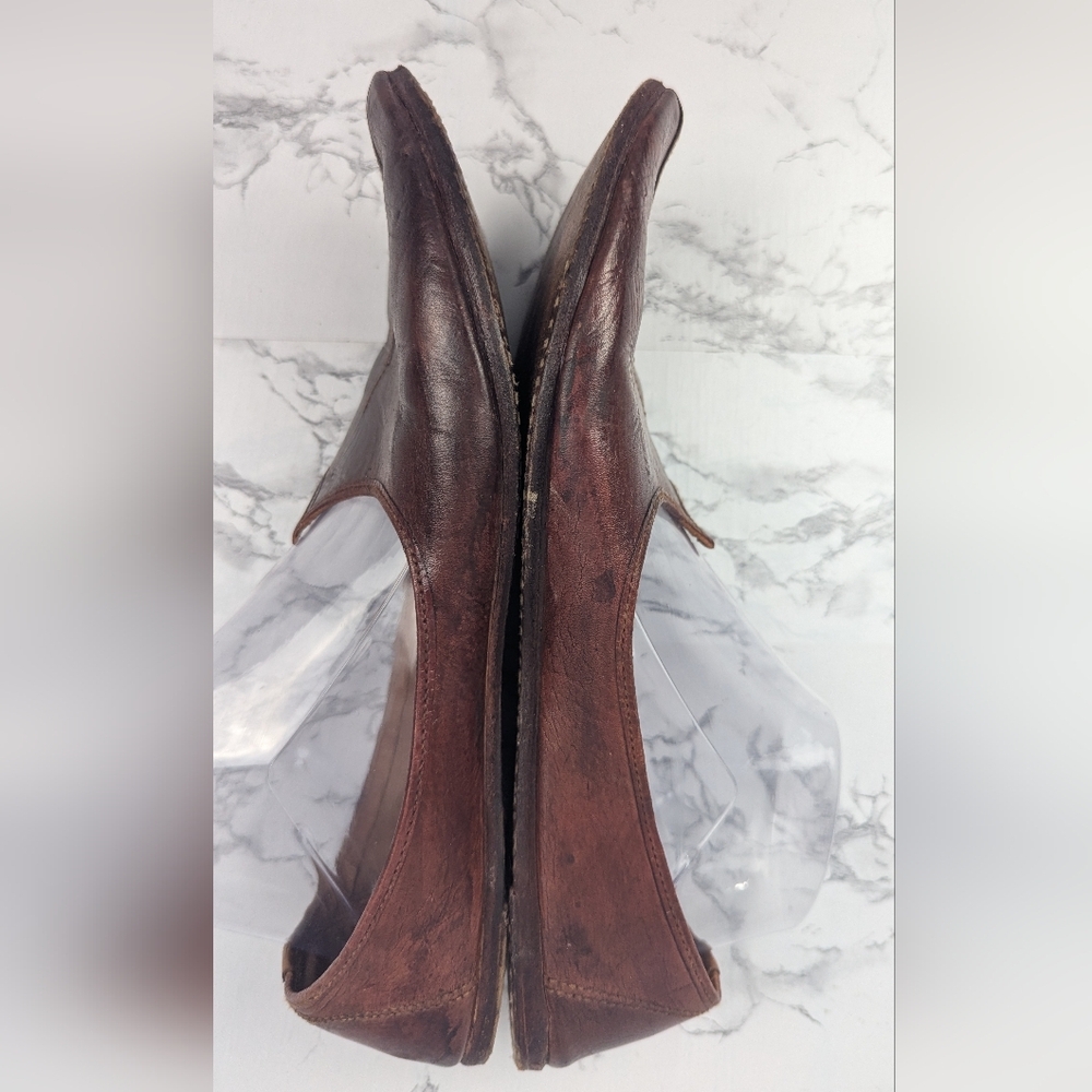 Men's Leather Slipper Shoe Turkish Slippers Or Indian Jutties - Picture 5 of 10